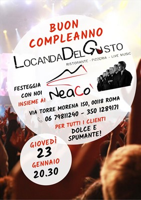 NeaCo' live alla Locanda Del Gusto